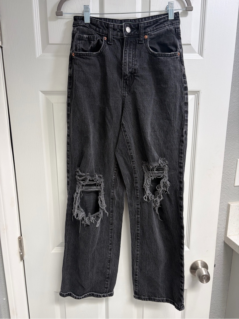 Wild Fable Black Distressed Ripped Jeans